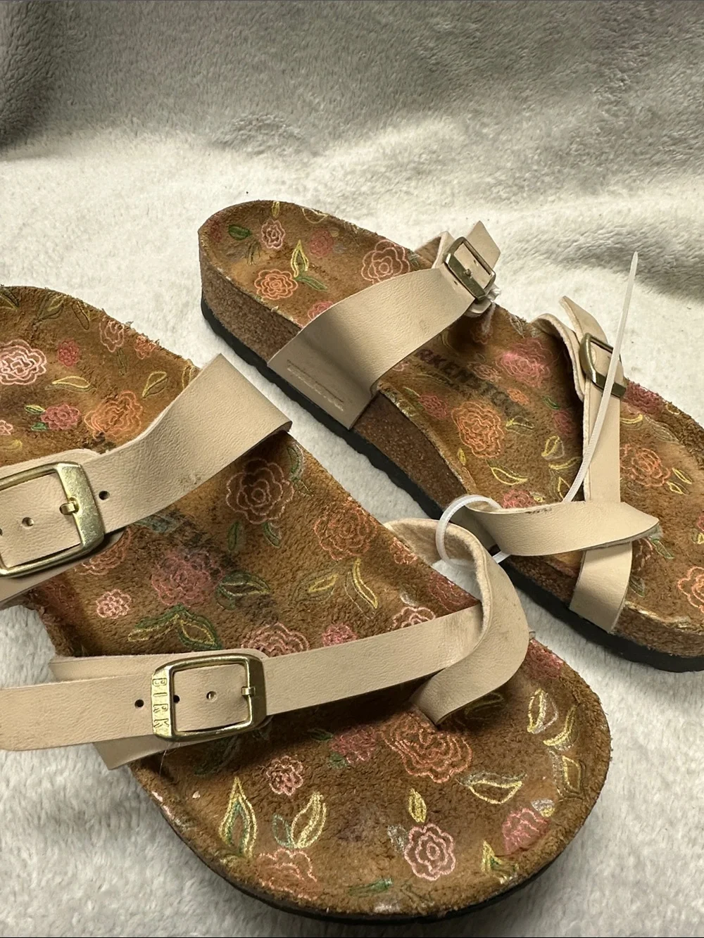 Birkenstock Mayari Printed Footbed Sandals Size 37
